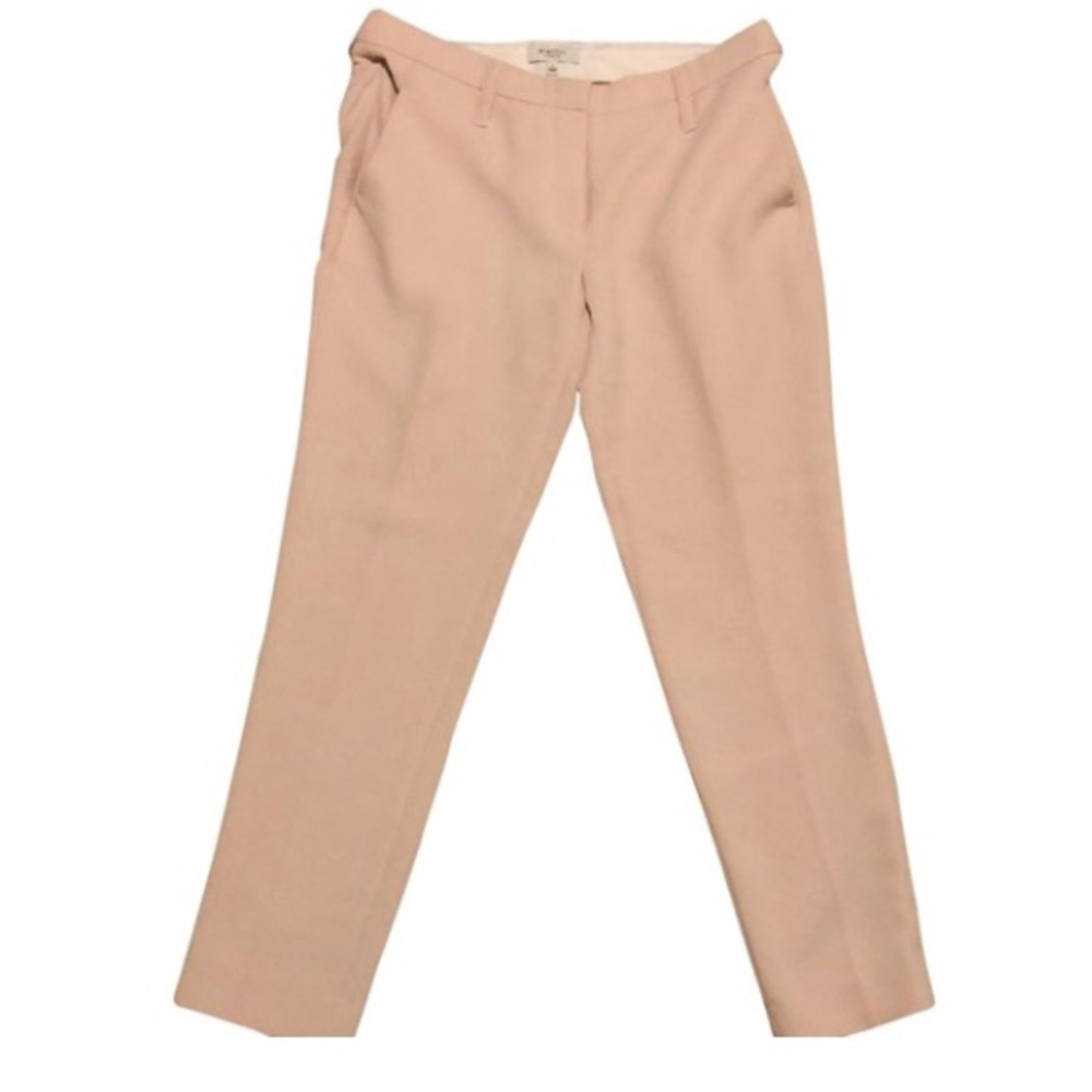 Babaton Japanese fabric pale pink trousers